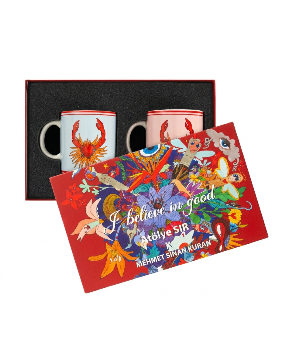 "I believe in good" collection Kupa Seti Yengeç